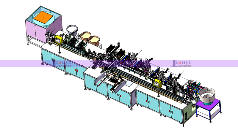 電池盒自動裝配電池片喇叭設(shè)備